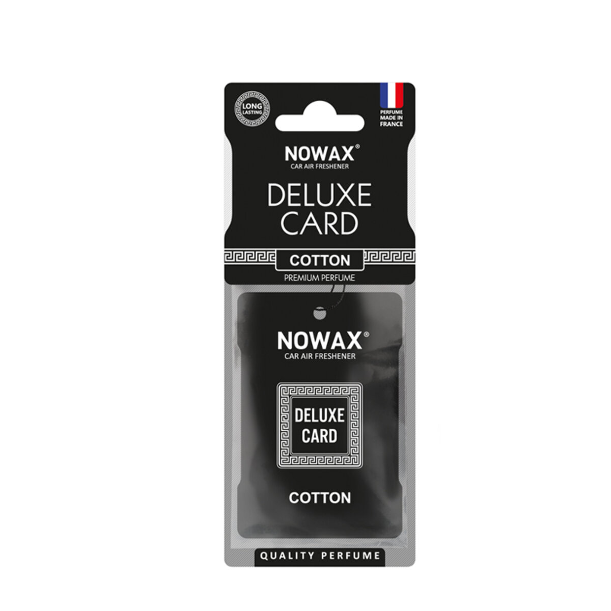 Автомобільний Ароматизатор Nowax Delux Card Cotton, 6g сухий (NX07734) | Аромат: Інший дивитися фото №1