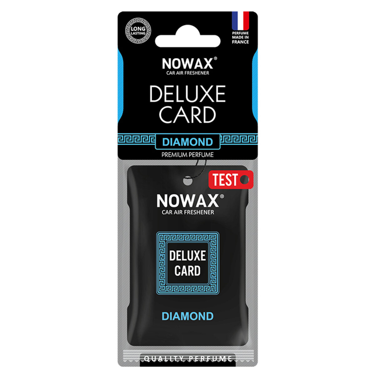 Автомобільний Ароматизатор Nowax Delux Card Diamond, 6g сухий (NX07729) | Аромат: Парфуми дивитися фото №1