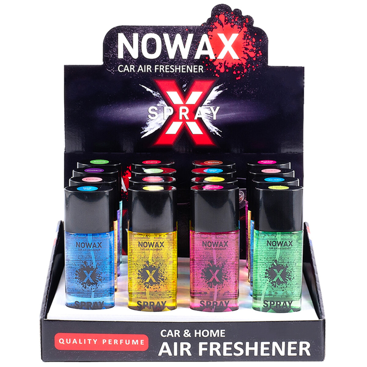 Бокс MIX №1 ароматизаторів повітря Nowax серія X Spray 50 ml (NX07771) дивитися фото №1