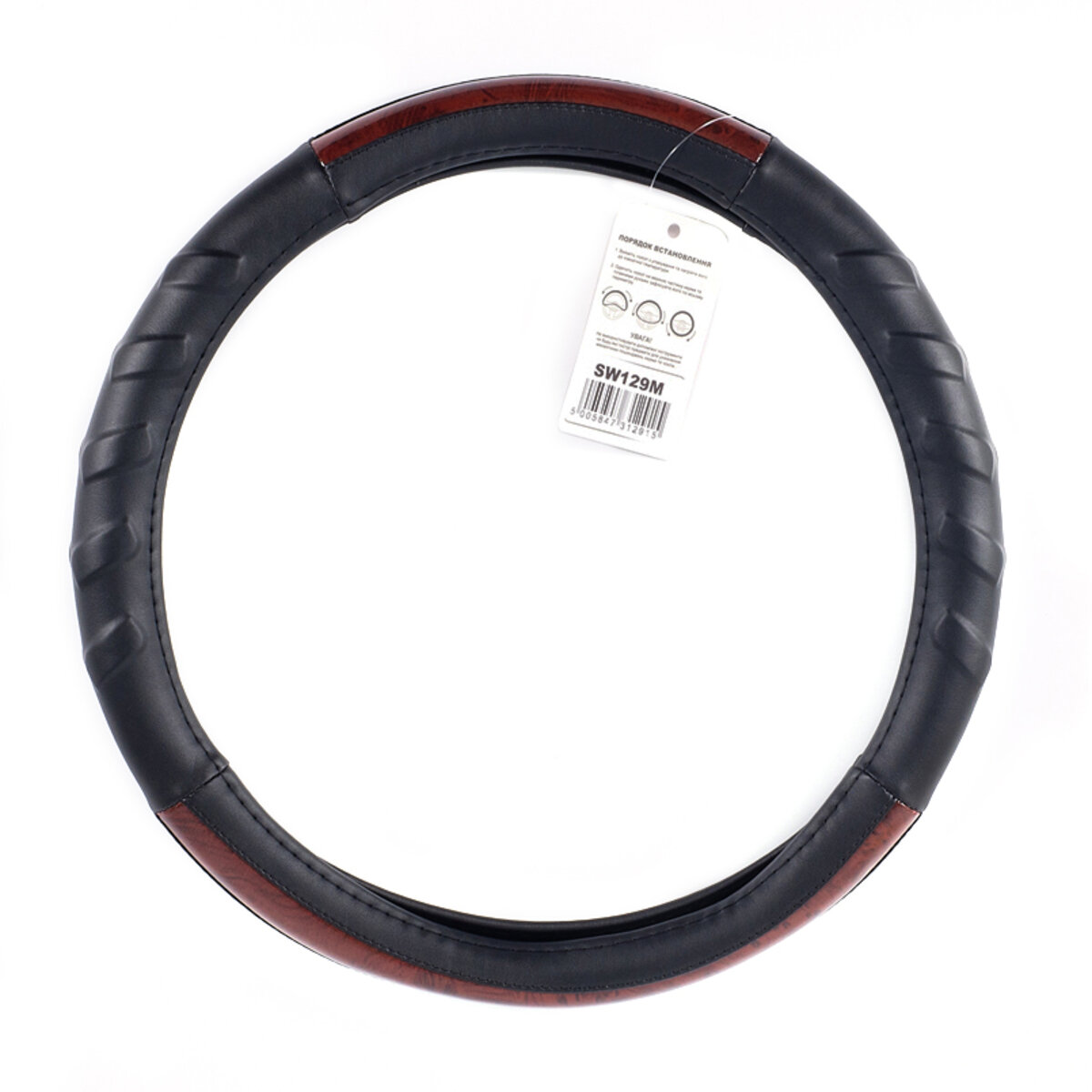 Чохол на кермо CarLife М 37-39Ø SW129M (SW129M) дивитися фото №2