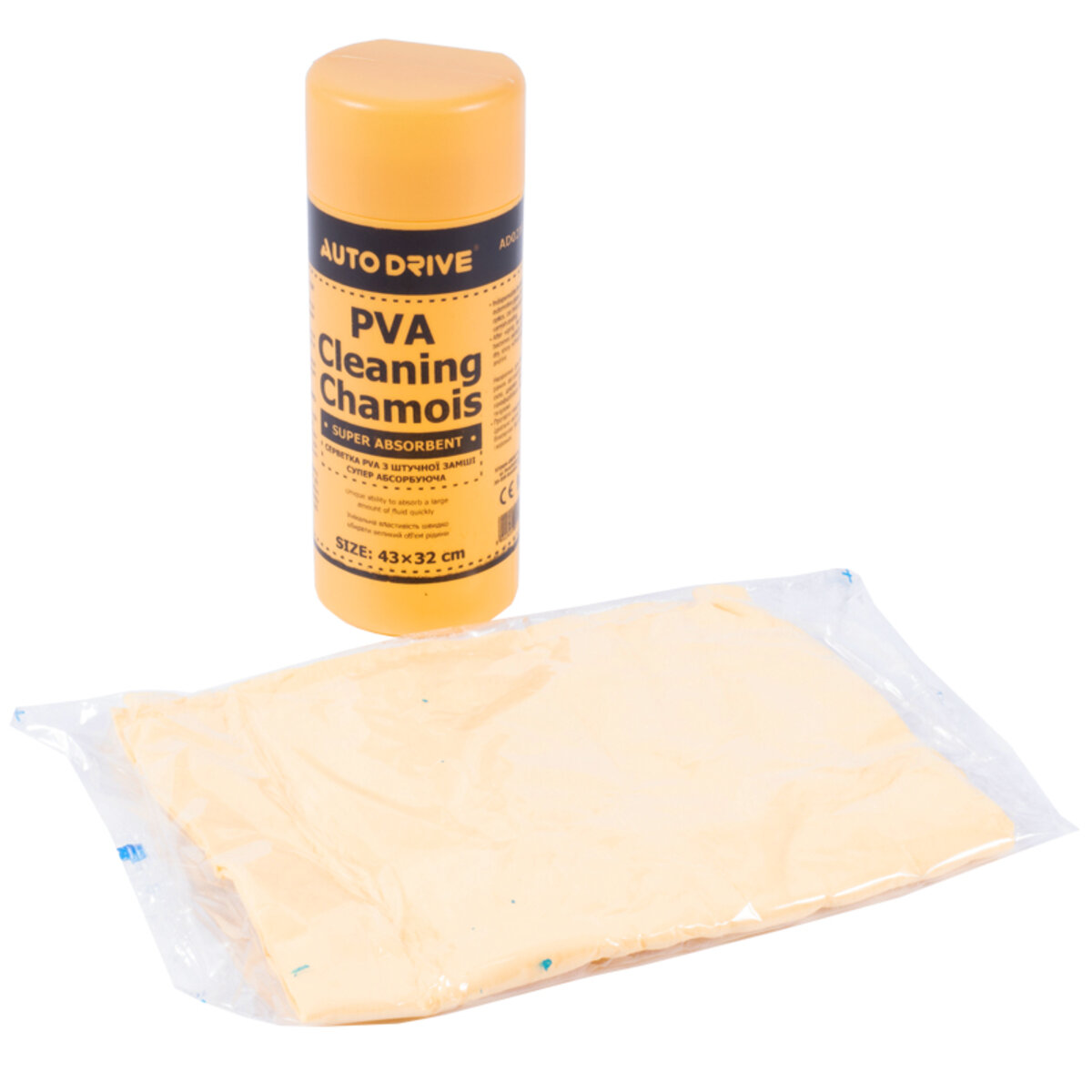 Ганчірка PVA в тубі Autodrive, 43x32см (AD0210) дивитися фото №1