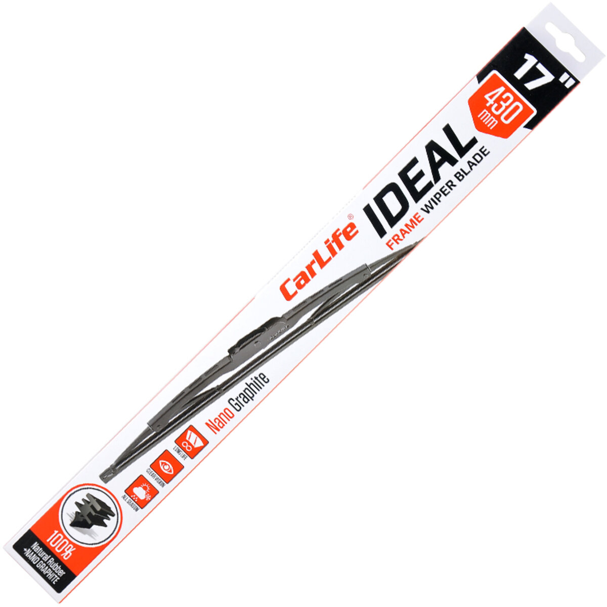 Каркасна щітка CarLife IDEAL 17/430мм (I43) дивитися фото №1