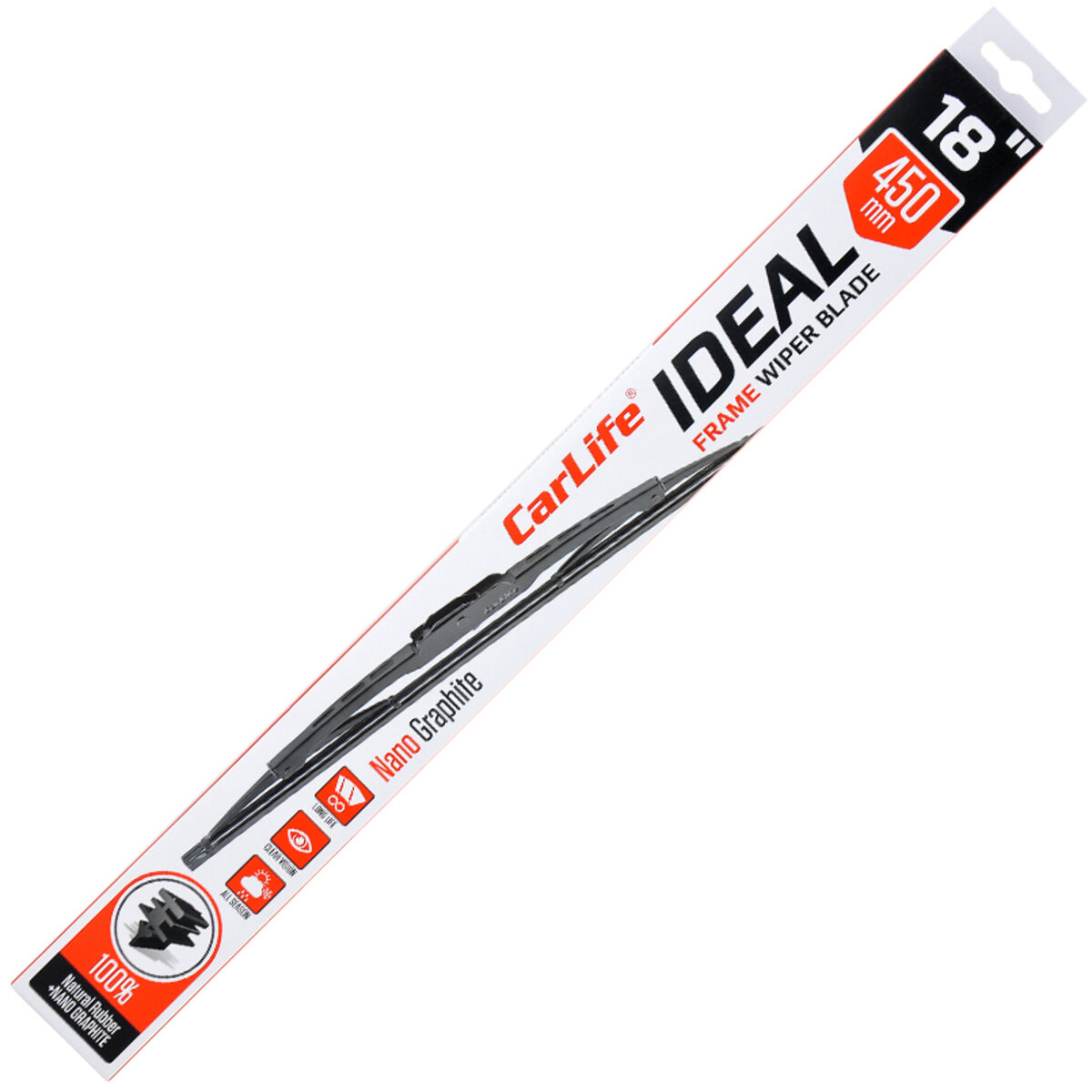 Каркасна щітка CarLife IDEAL 18/450мм (I45) дивитися фото №1