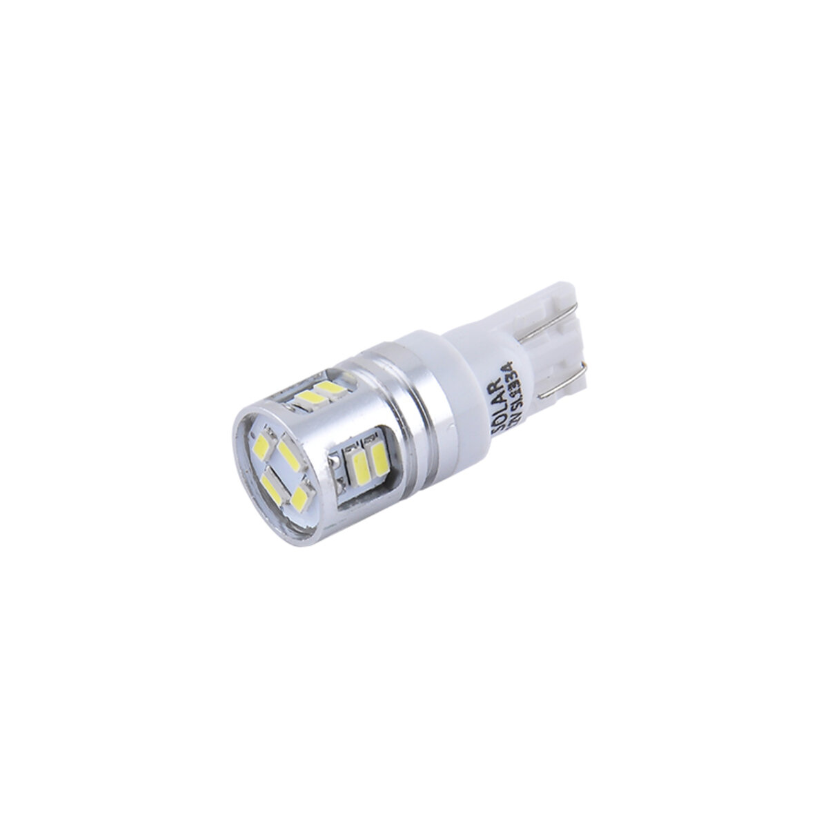 LED автолампа Solar 12V T10 W2.1x9.5d 12SMD white, 2шт (SL1334) дивитися фото №3