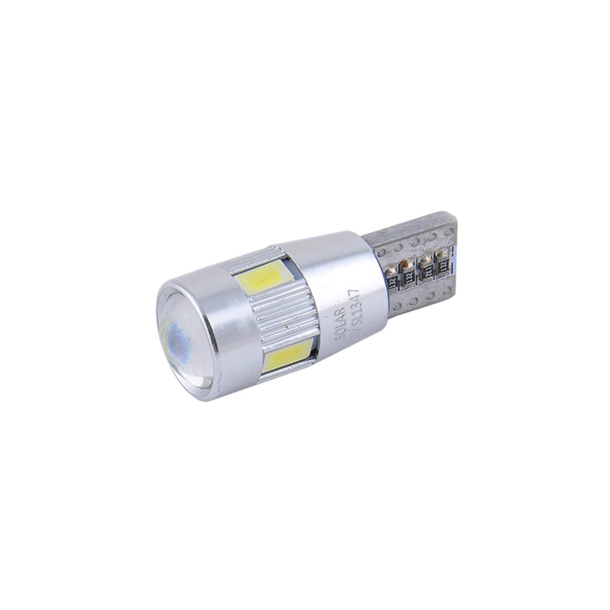 LED автолампа Solar 12V T10 W2.1x9.5d 6SMD white, 2шт SL1347 (SL1347) дивитися фото №3