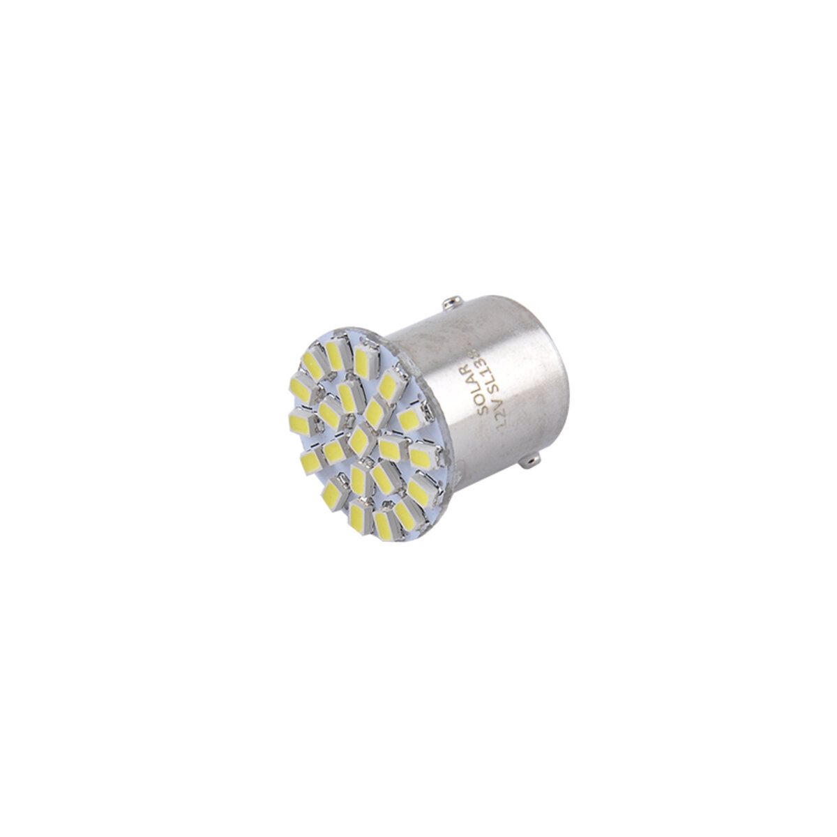 LED автолампа Solar 12V G18.5 BA15s 22SMD white, 2шт (SL1381) дивитися фото №3