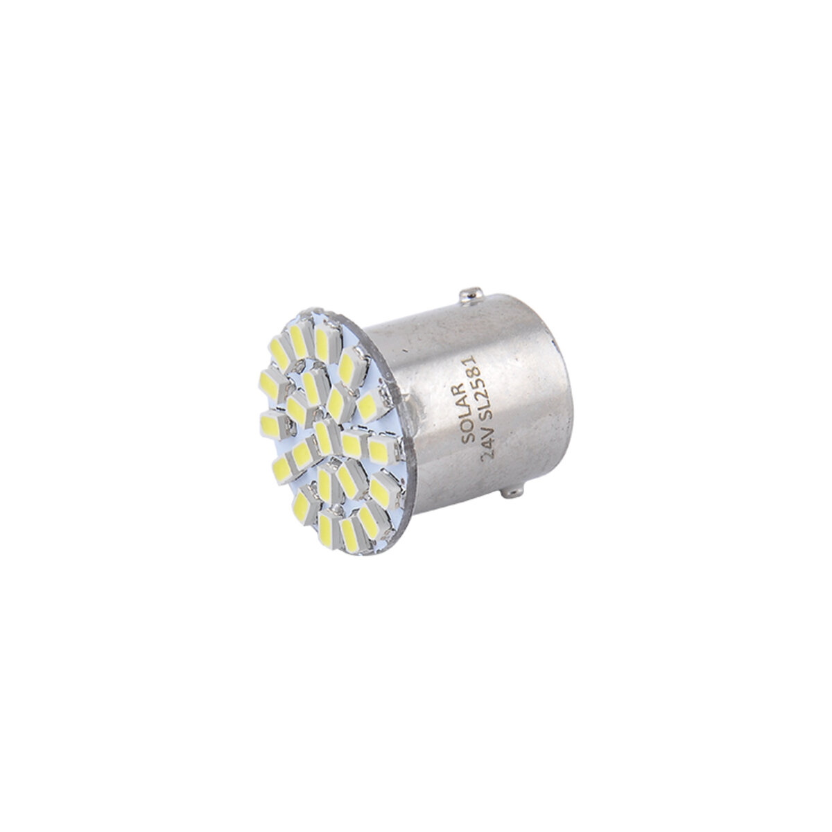 LED автолампа Solar 24V G18.5 BA15s 22SMD white, 2шт (SL2581) дивитися фото №3