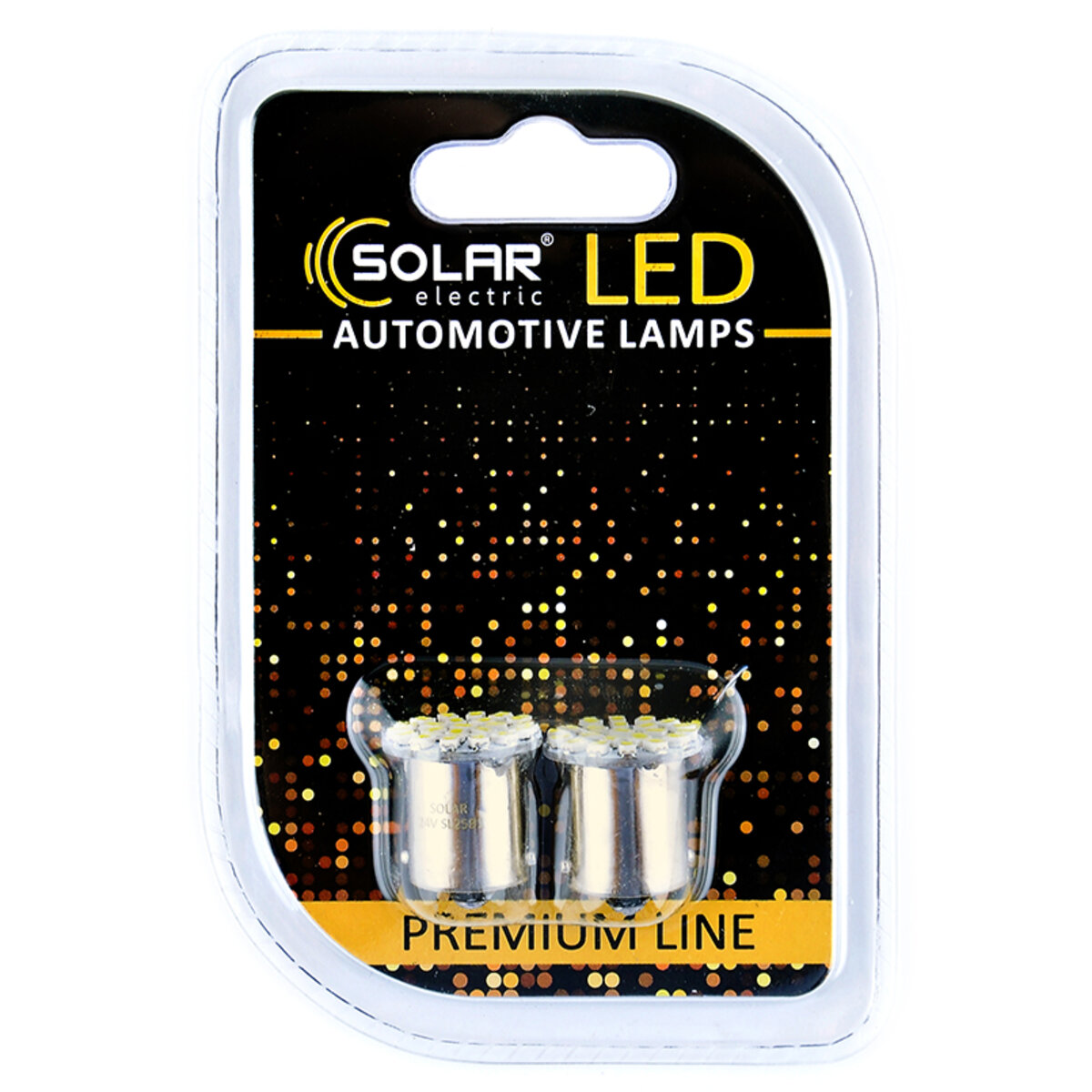 LED автолампа Solar 24V G18.5 BA15s 22SMD white, 2шт (SL2581) дивитися фото №1