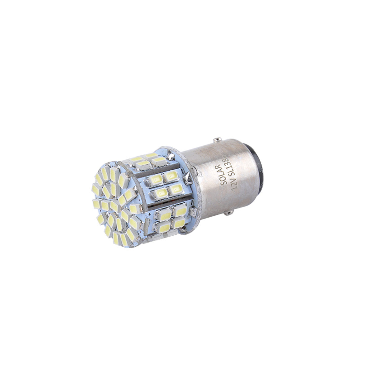 LED автолампа Solar 12V S25 BAY15d 50SMD white, 2шт (SL1386) дивитися фото №3