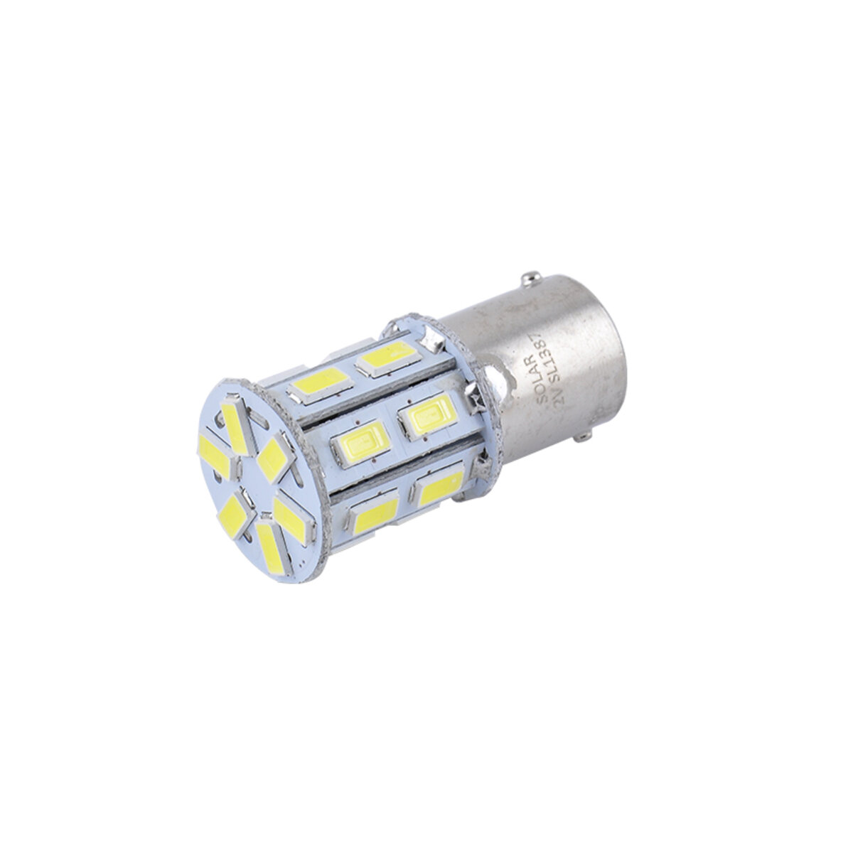 LED автолампа Solar 12V S25 BA15s 20SMD white, 2шт (SL1387) дивитися фото №3