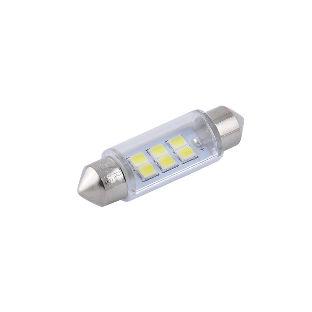 LED автолампа Solar 12V SV8.5 T11x39 6SMD white, 2шт (SL1351) дивитися фото №3