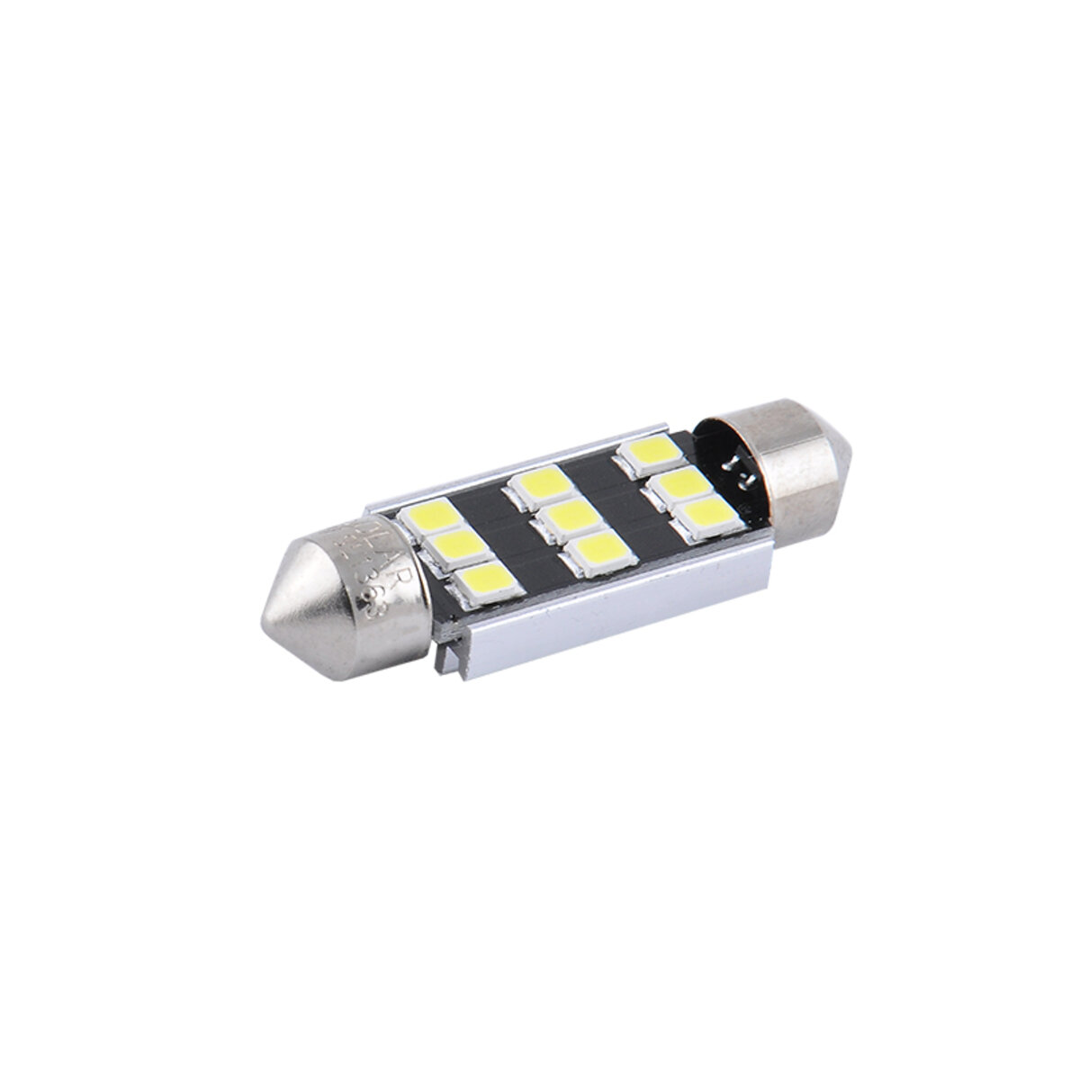 LED автолампа Solar 12V SV8.5 T11x39 9SMD white, 2шт (SL1363) дивитися фото №3