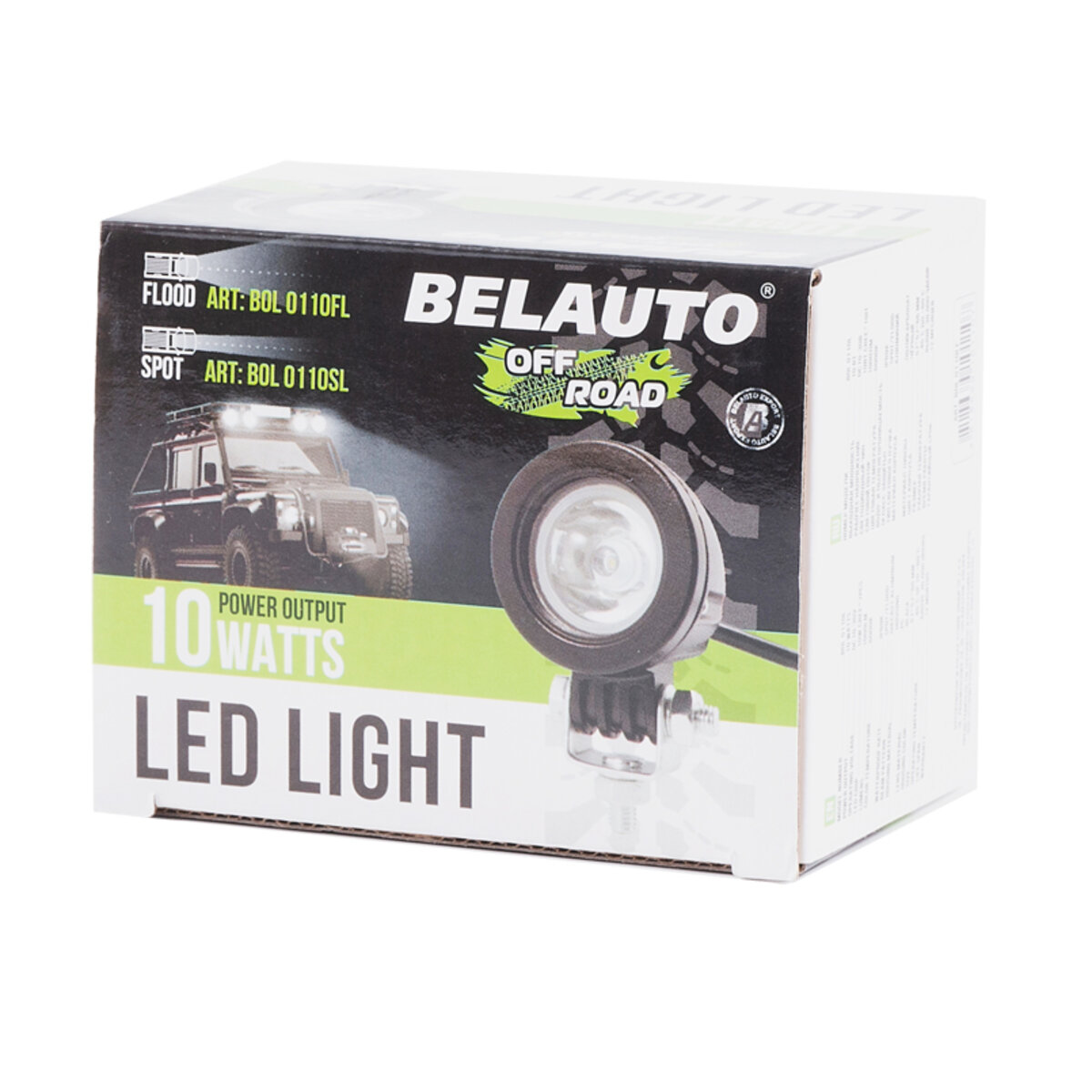 Автолампа світлодіодна BELAUTO CREE Spot LED (1*10w) (BOL0110LS) дивитися фото №2