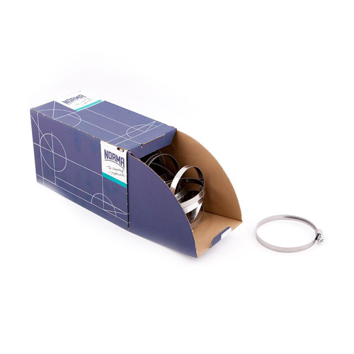 Хомути Norma 70-90/W1, 9мм C7, 25шт (0126 7565 080) дивитися фото №1