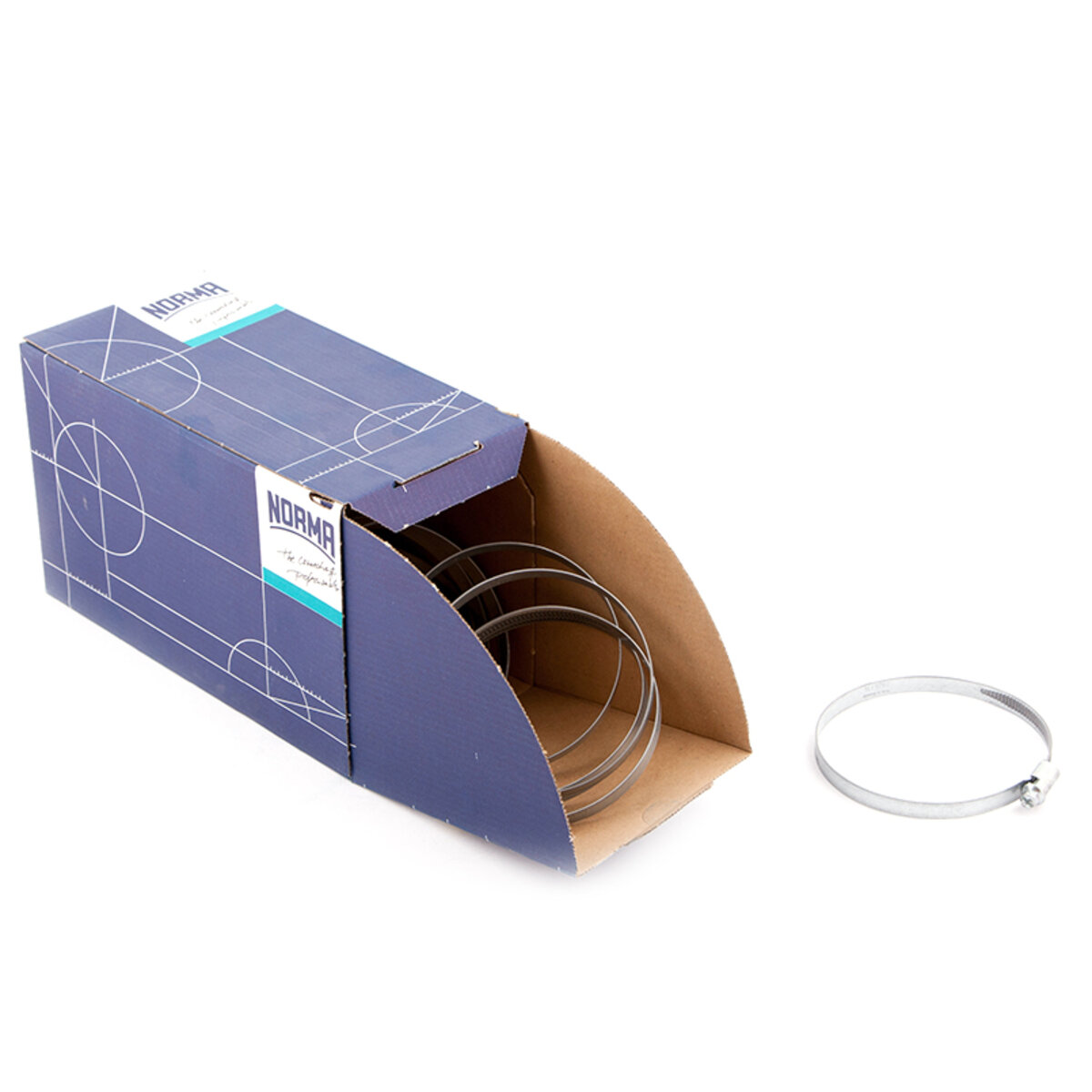 Хомути Norma 80-100/W1, 9мм C7, 25шт (0126 7565 090) дивитися фото №1