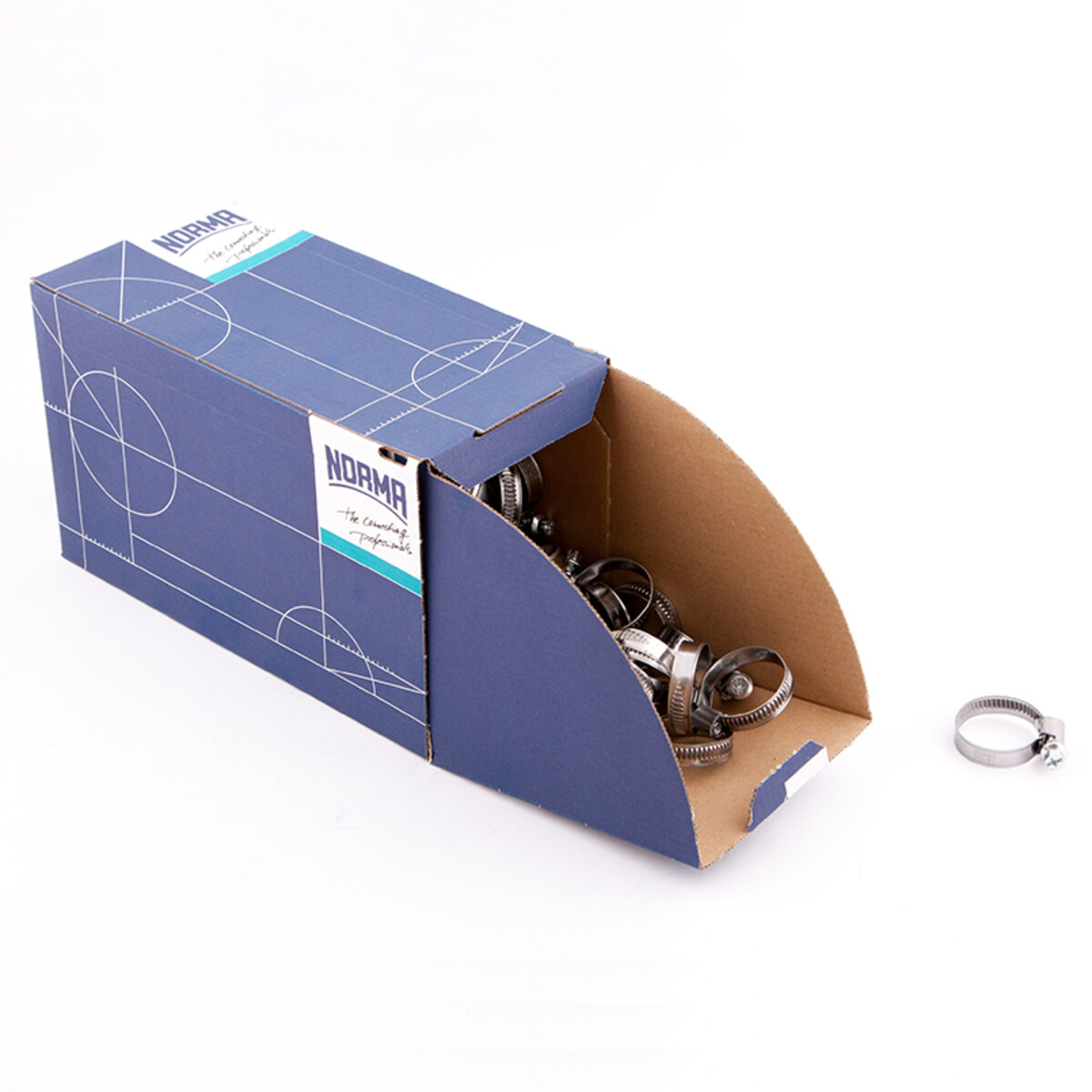 Хомути Norma 20-32/W2, 9мм C7, 100шт (0126 7702 026) дивитися фото №1