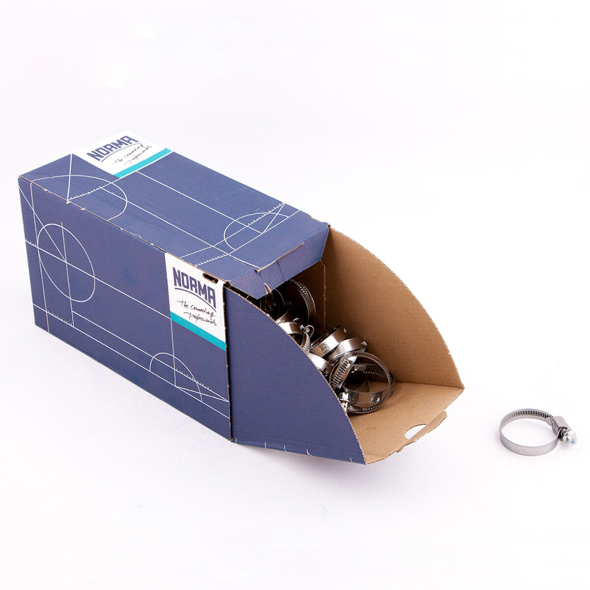 Хомути Norma 25-40/W2, 9мм C7, 100шт (0126 7702 032) дивитися фото №1