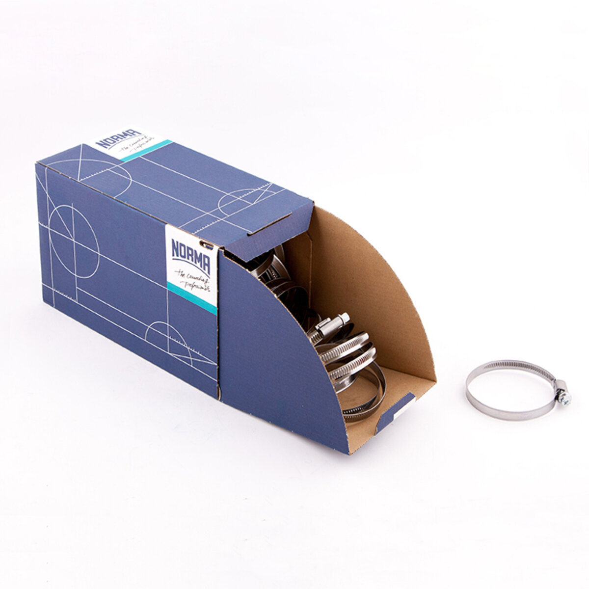 Хомути Norma 50-70/W2, 9мм C7, 50шт (0126 7702 060) дивитися фото №1