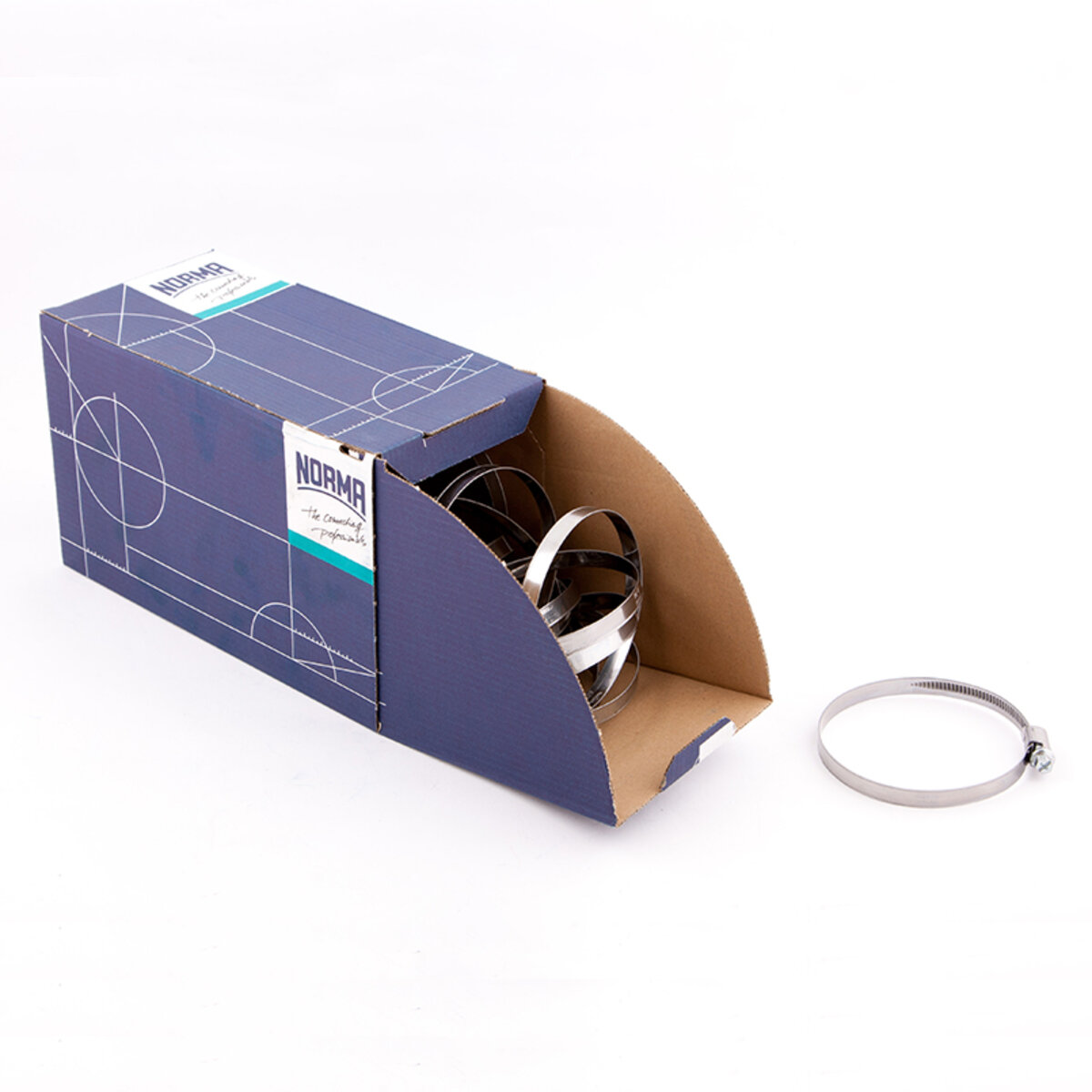 Хомути Norma 70-90/W2, 9мм C7, 25шт (0126 7702 080) дивитися фото №1