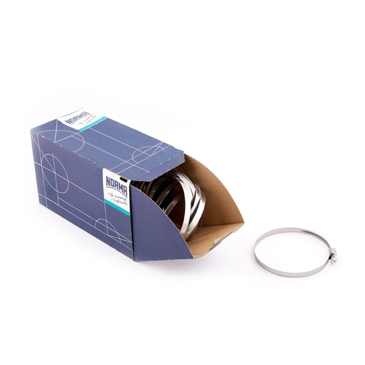 Хомути Norma 110-130/W1, 9мм C7, 100шт (0126 6565 120) дивитися фото №1