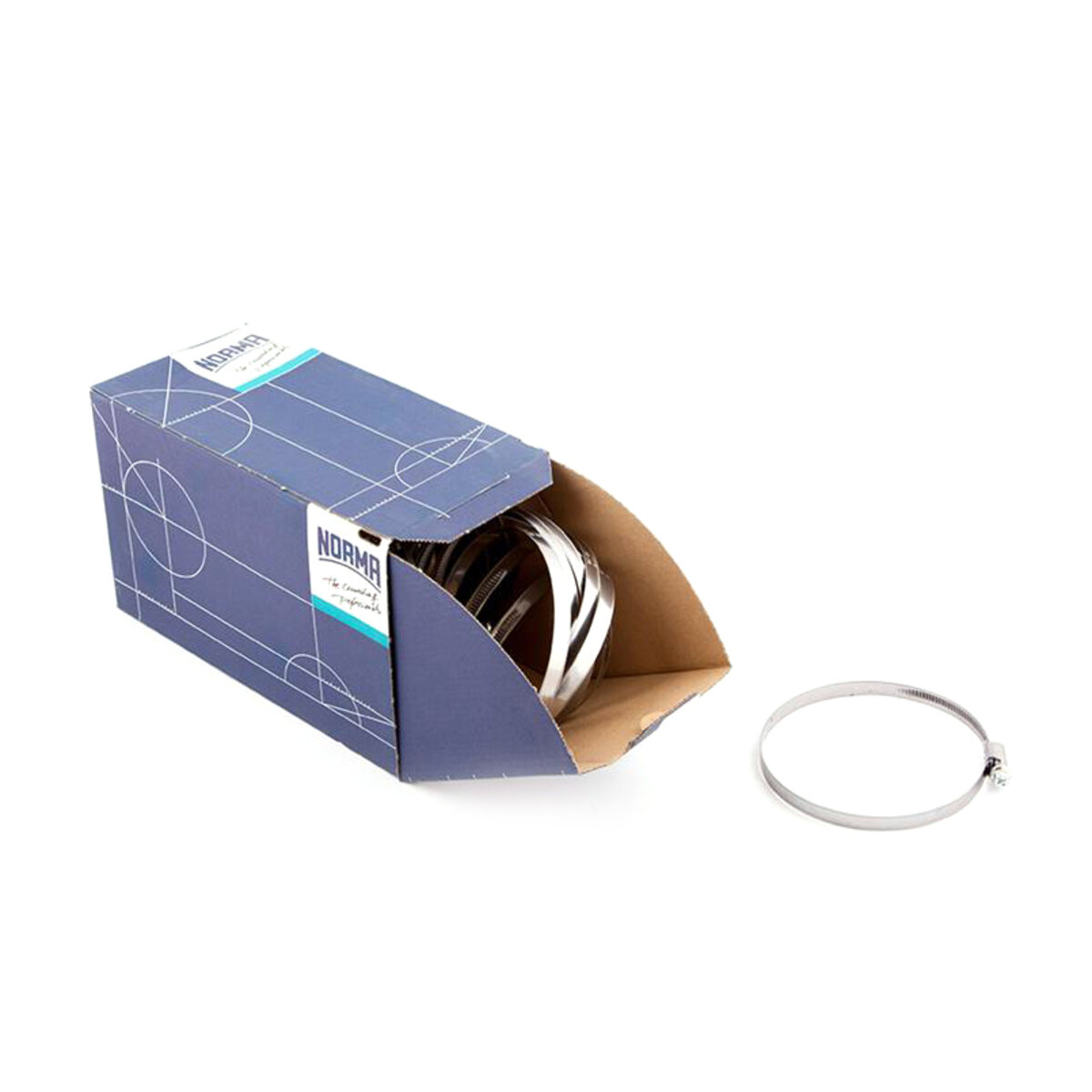 Хомути Norma 140-160/W1, 9мм C7, 100шт (0126 6565 150) дивитися фото №1