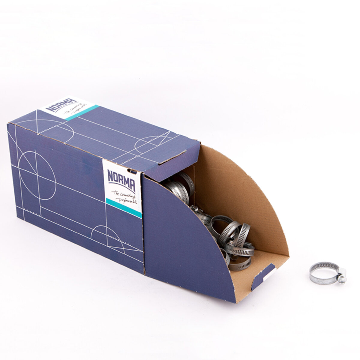 Хомути Norma 20-32/W1, 9мм C7, 100шт (0126 7565 026) дивитися фото №1