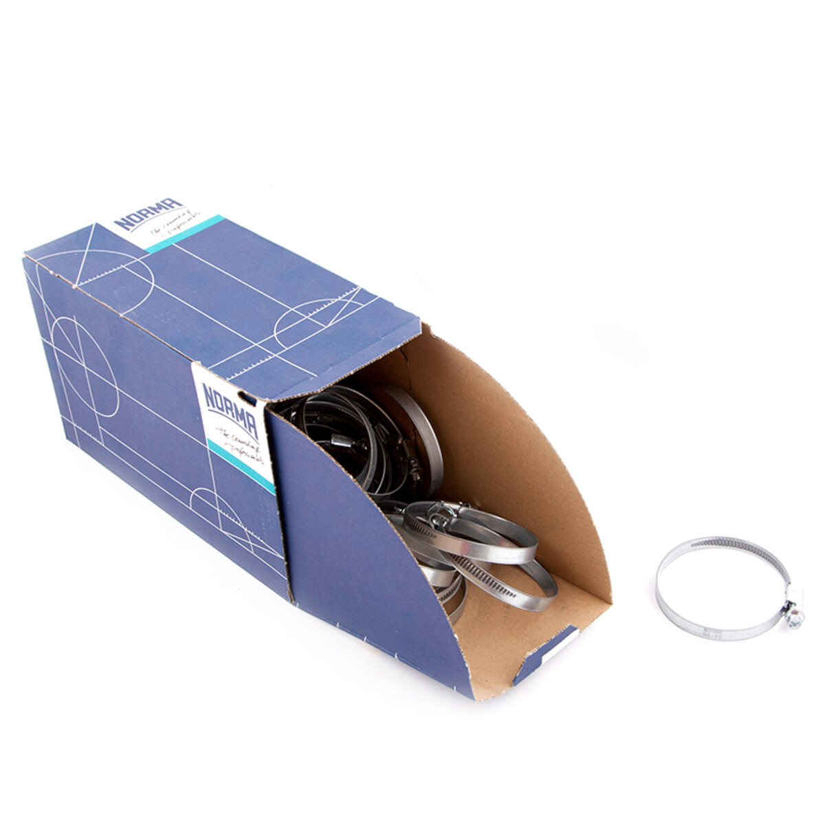 Хомути Norma 50-70/W1, 9мм C7, 50шт (0126 7565 060) дивитися фото №1