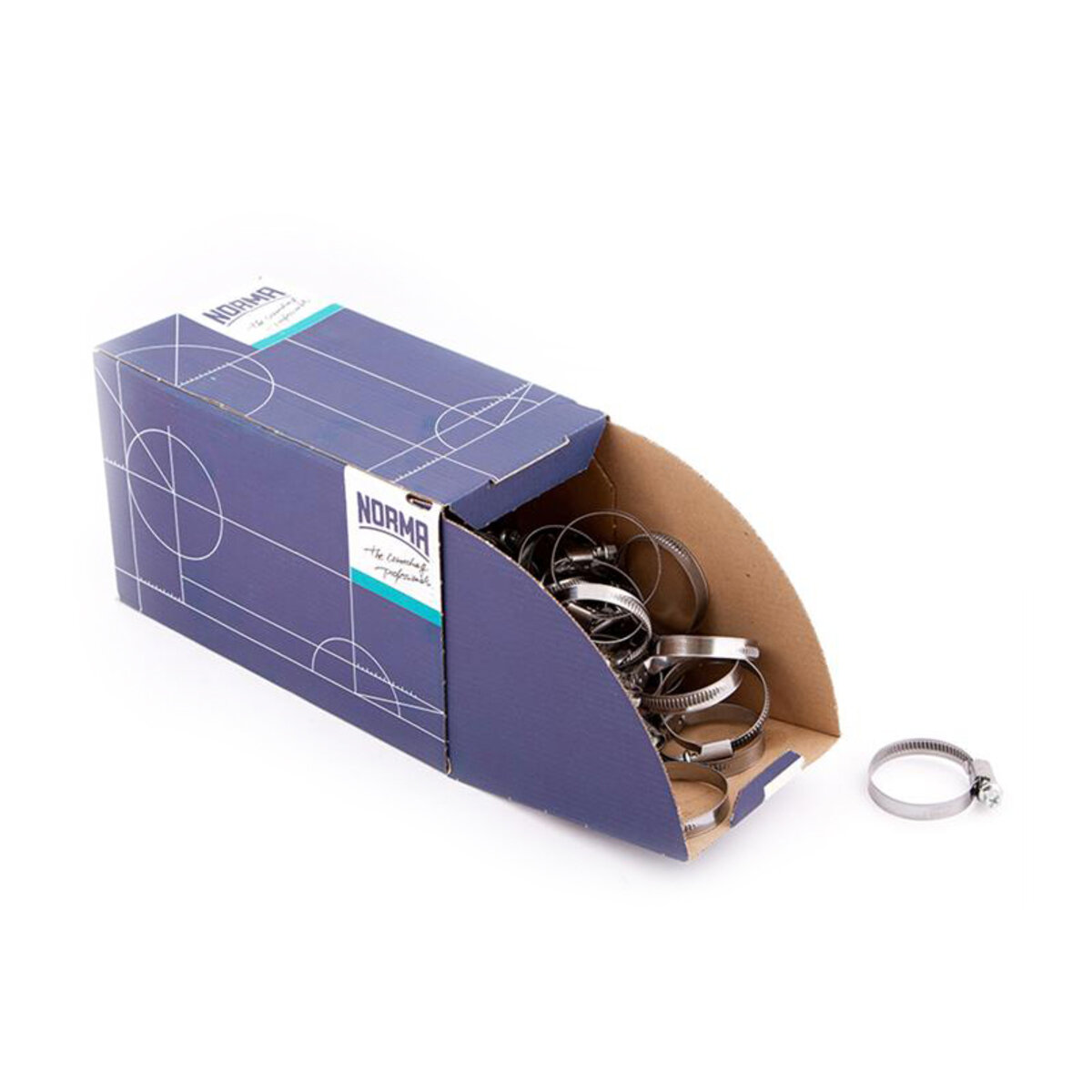 Хомути Norma 35-50/W1, 9мм C7, 500шт (0126 6565 043) дивитися фото №1