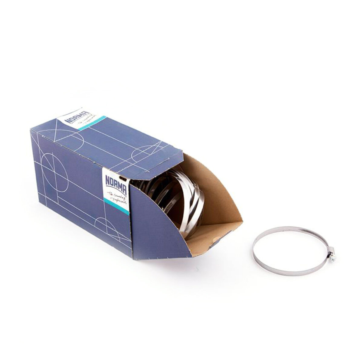 Хомути Norma 90-110/W1, 9мм C7, 200шт (0126 6565 100) дивитися фото №1