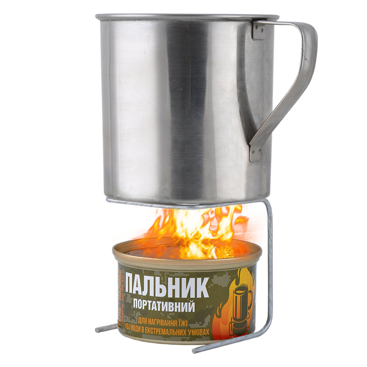 Комплект гель-палива Пальник портативний 2шт+підставка (NX25244) дивитися фото №3