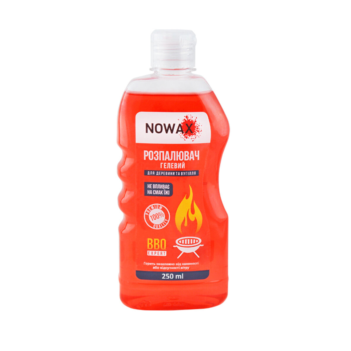 Розпалювач для деревини та вугілля Nowax рідкий, 250мл (NX25241) дивитися фото №1