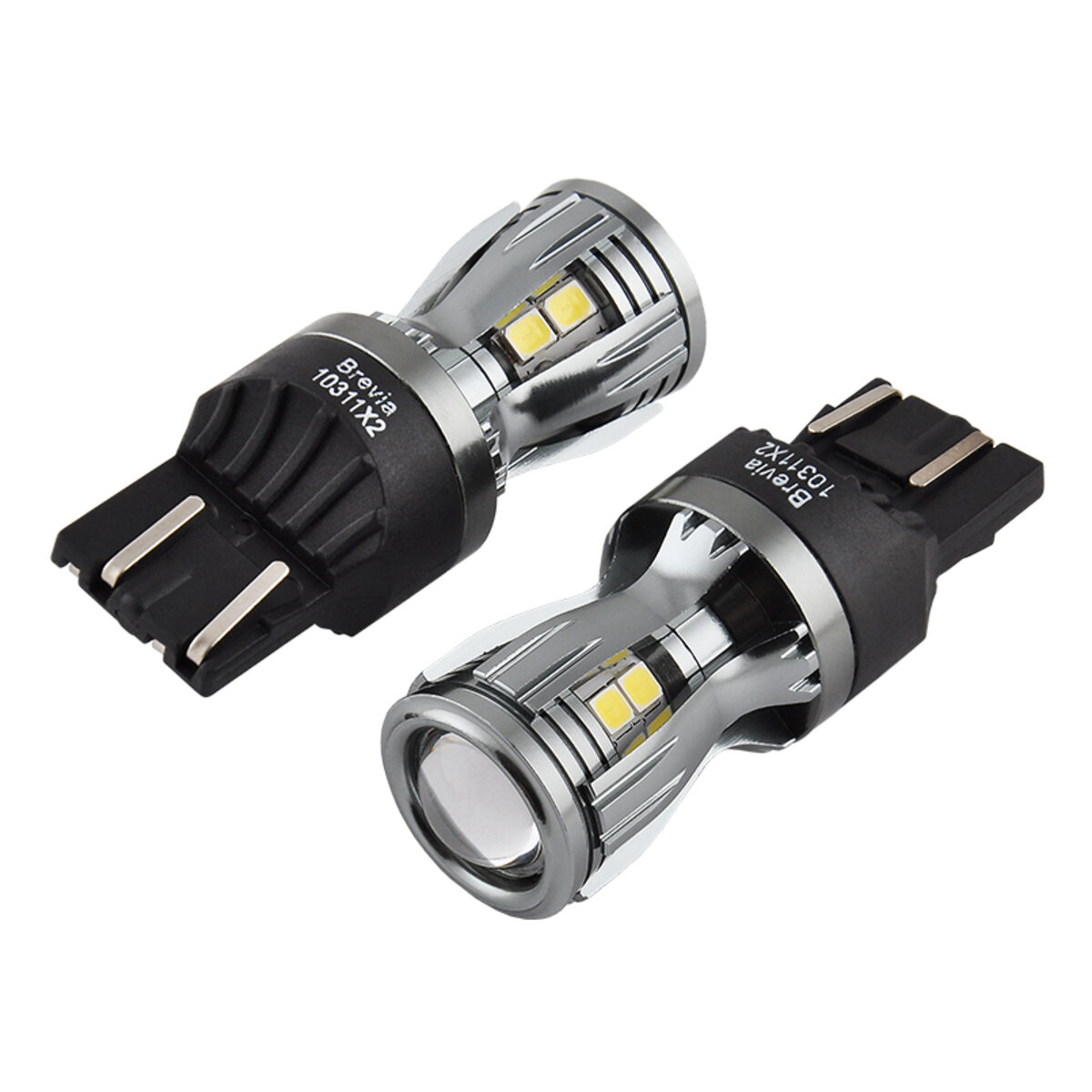 LED автолампа Brevia PowerPro W21/5W 350Lm 14x2835SMD 12/24V CANbus, 2шт (10311X2) дивитися фото №4
