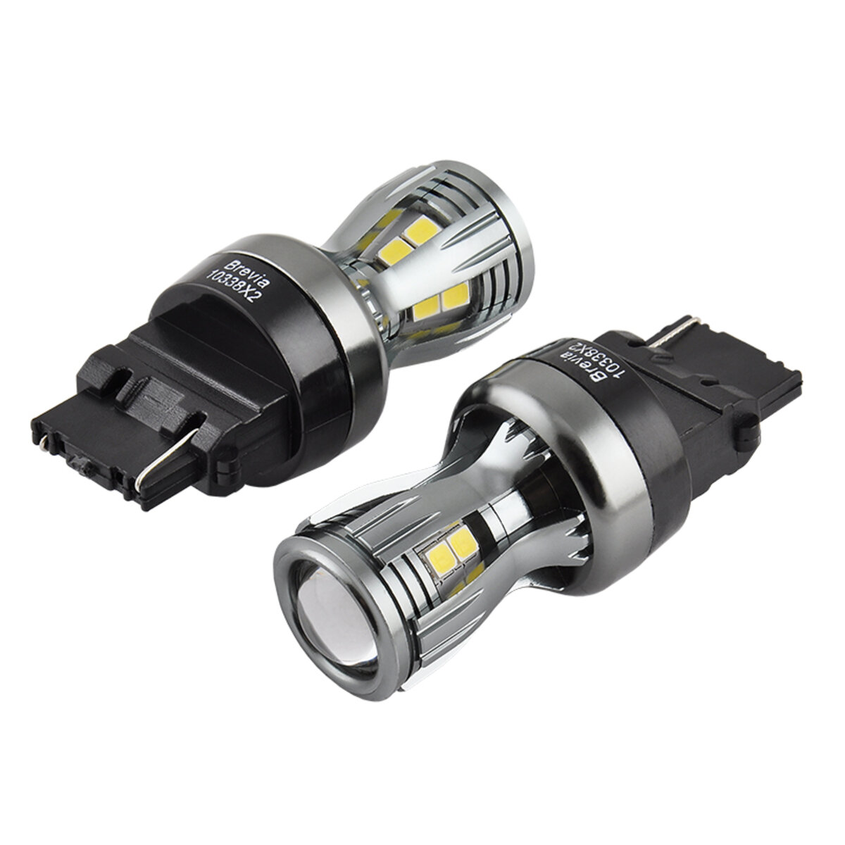 LED автолампа Brevia PowerPro P27W (3156) 350Lm 14x2835SMD 12/24V CANbus, 2шт (10338X2) дивитися фото №5