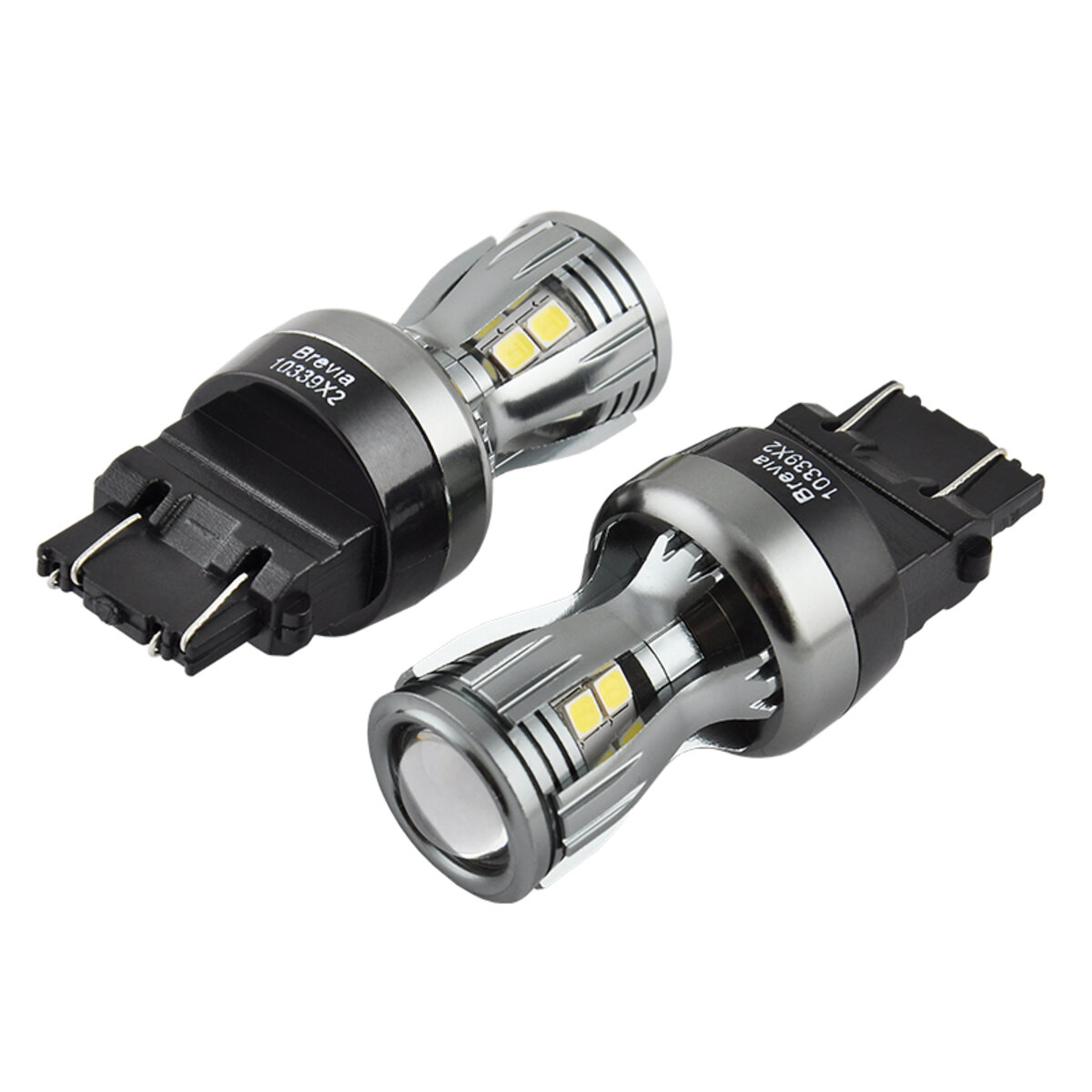 LED автолампа Brevia PowerPro P27/7W (3157) 350Lm 14x2835SMD 12/24V CANbus, 2шт (10339X2) дивитися фото №4
