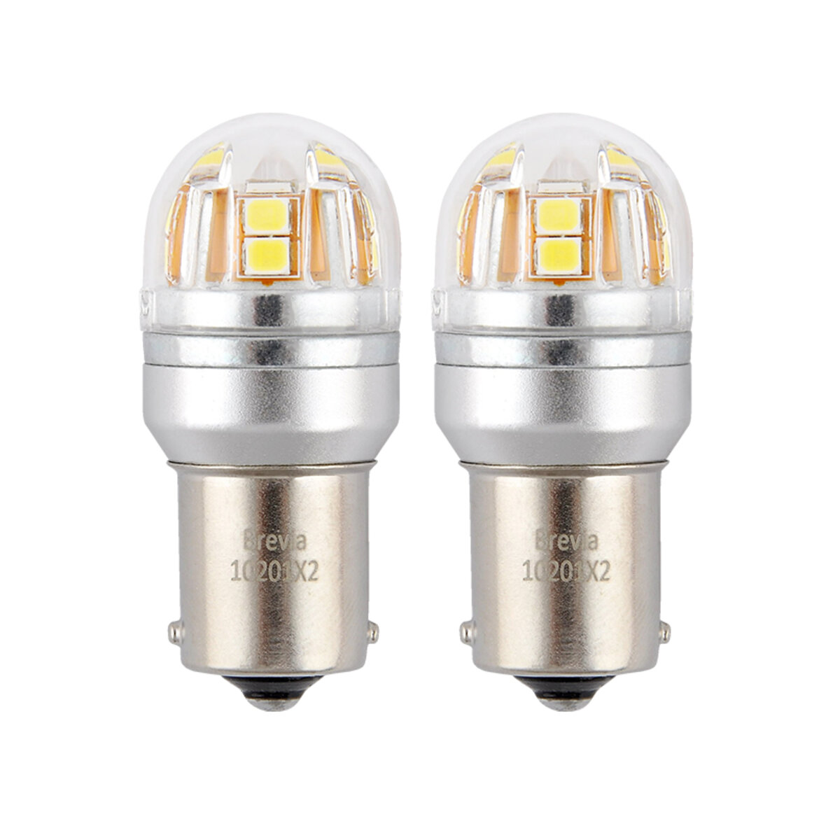 LED автолампа Brevia S-Power P21W 330Lm 15x2835SMD 12/24V CANbus, 2шт (10201X2) дивитися фото №5