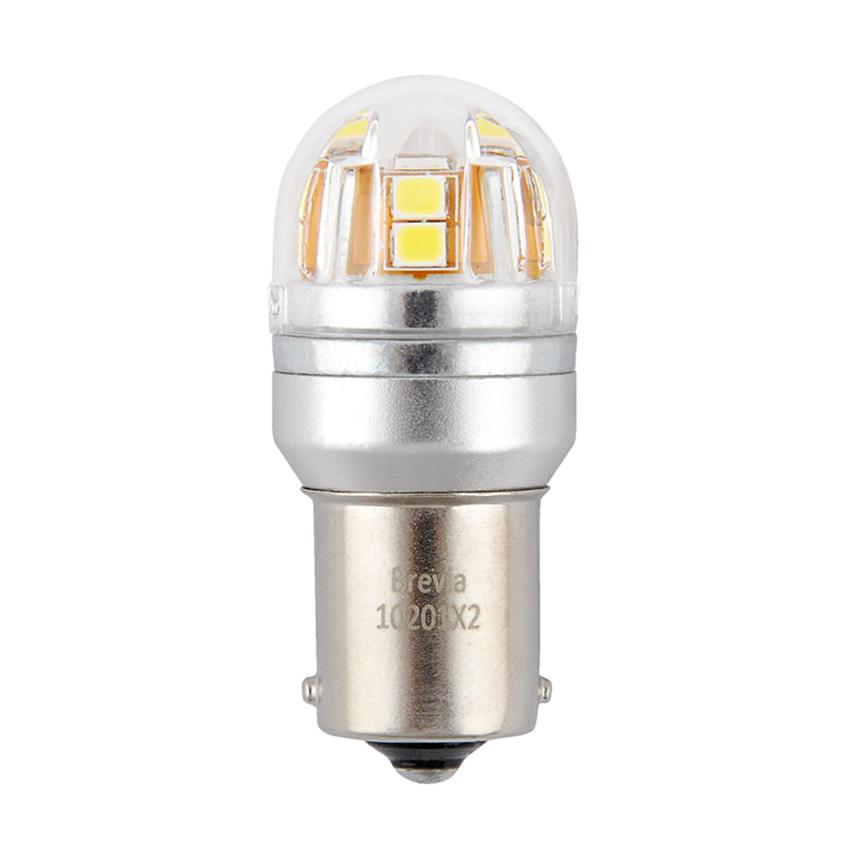 LED автолампа Brevia S-Power P21W 330Lm 15x2835SMD 12/24V CANbus, 2шт (10201X2) дивитися фото №4