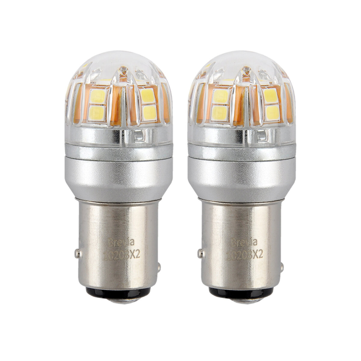 LED автолампа Brevia S-Power P21/5W 330Lm 15x2835SMD 12/24V CANbus, 2шт (10203X2) дивитися фото №3