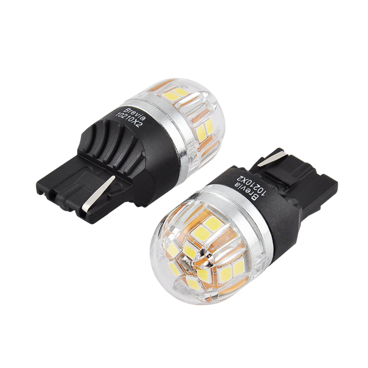 LED автолампа Brevia S-Power W21W 330Lm 15x2835SMD 12/24V CANbus, 2шт (10210X2) дивитися фото №5