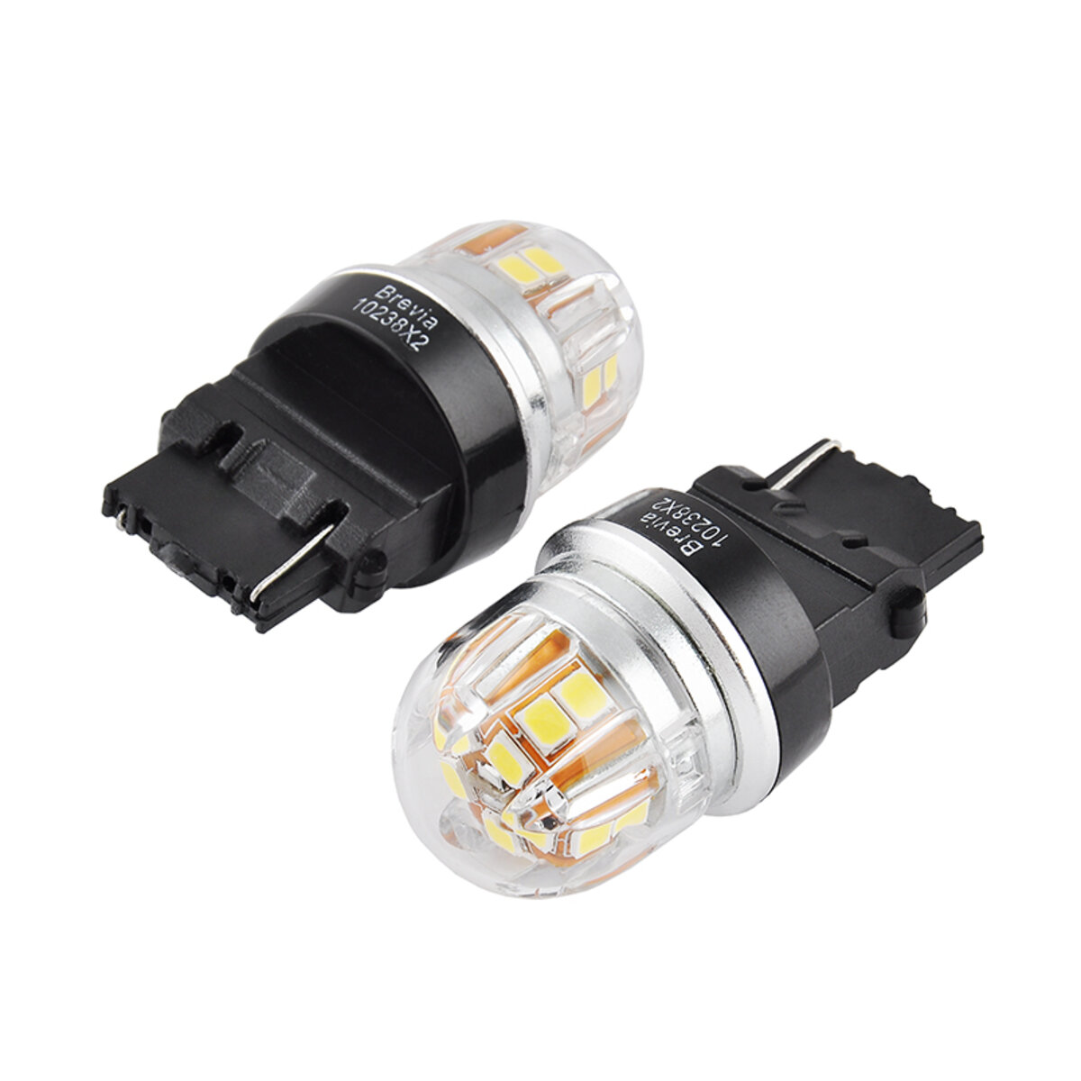 LED автолампа Brevia S-Power P27W (3156) 330Lm 15x2835SMD 12/24V CANbus, 2шт (10238X2) смотреть фото №5