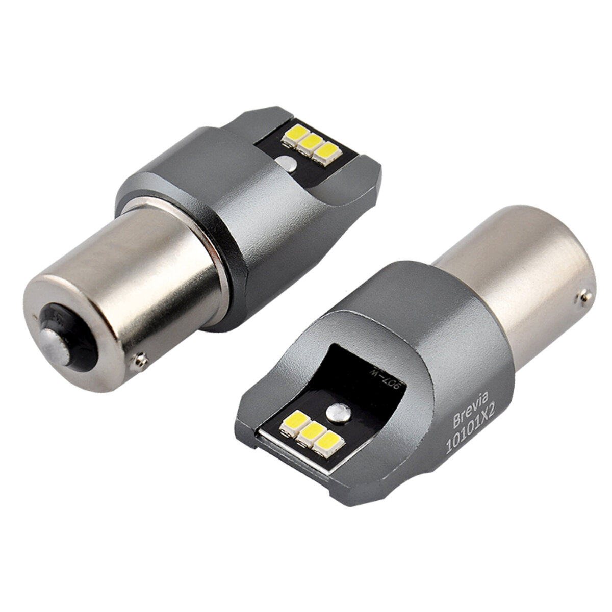 LED автолампа Brevia Power P21W 330Lm 6x3020SMD 12/24V CANbus, 2шт (10101X2) дивитися фото №6