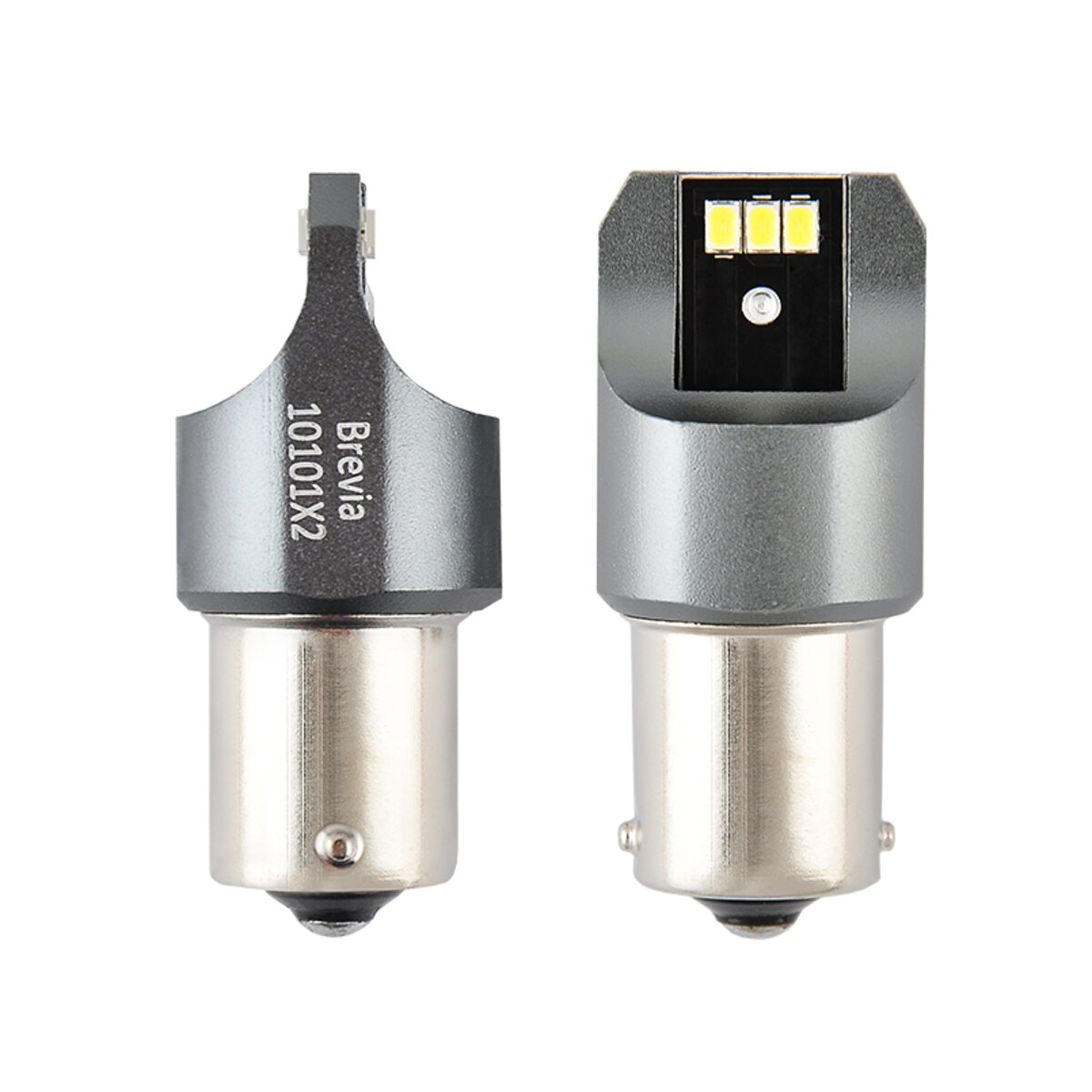 LED автолампа Brevia Power P21W 330Lm 6x3020SMD 12/24V CANbus, 2шт (10101X2) дивитися фото №5
