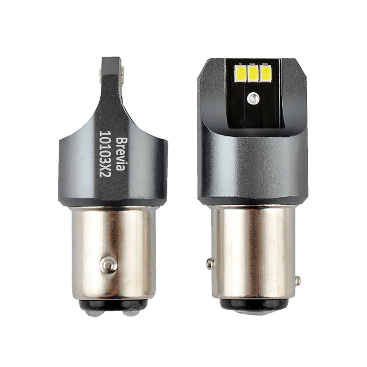 LED автолампа Brevia Power P21/5W 330Lm 6x3020SMD 12/24V CANbus, 2шт (10103X2) дивитися фото №3
