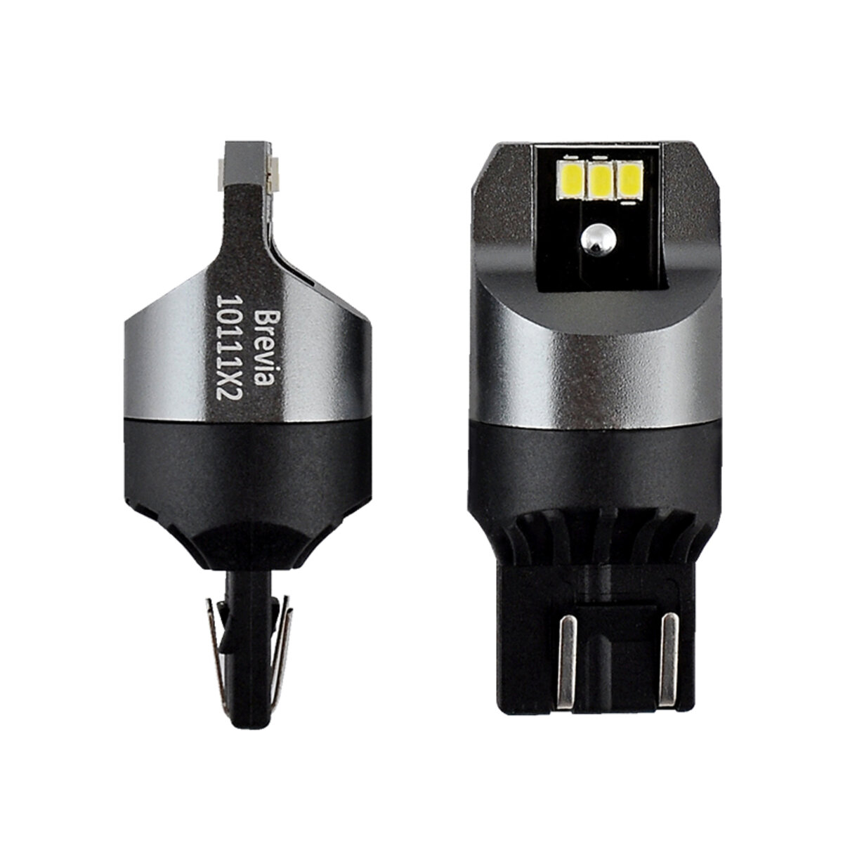 LED автолампа Brevia Power W21/5W 330Lm 6x3020SMD 12/24V CANbus, 2шт (10111X2) дивитися фото №4