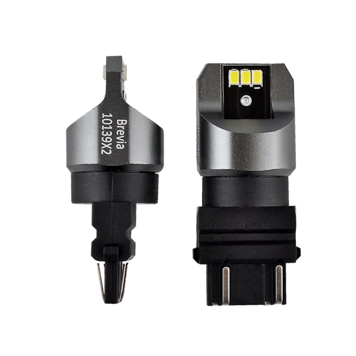 LED автолампа Brevia Power P27/7W (3157) 330Lm 6x3020SMD 12/24V CANbus, 2шт (10139X2) дивитися фото №3