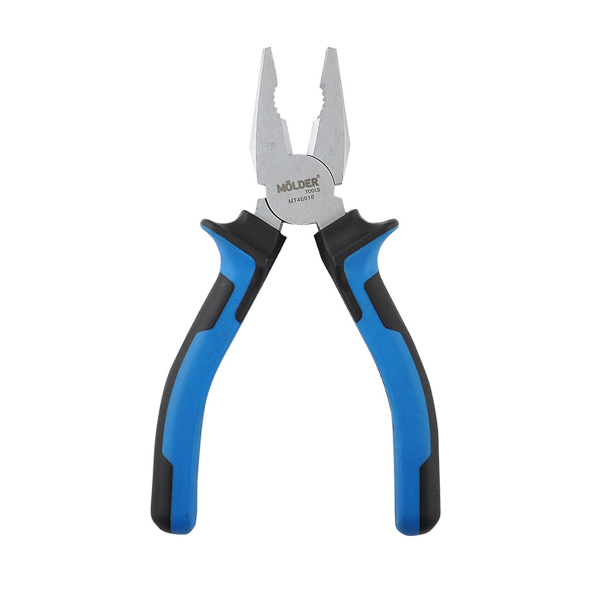 Плоскогубці Molder комбіновані Cr-V 160мм, двокомпонентна ручка (MT40016) дивитися фото №2