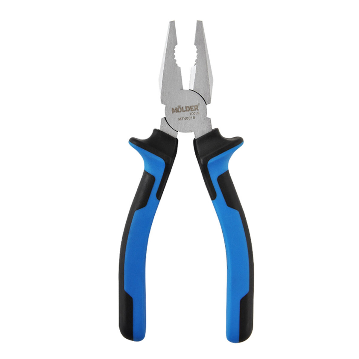 Плоскогубці Molder комбіновані Cr-V 180мм, двокомпонентна ручка (MT40018) дивитися фото №2