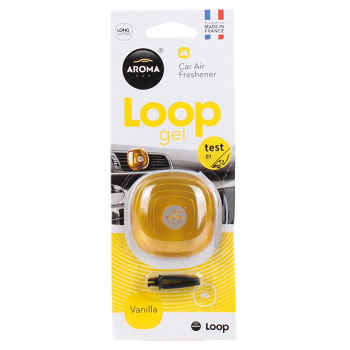 Ароматизатор Aroma Car Loop Vanilla гелевий (92599) дивитися фото №1