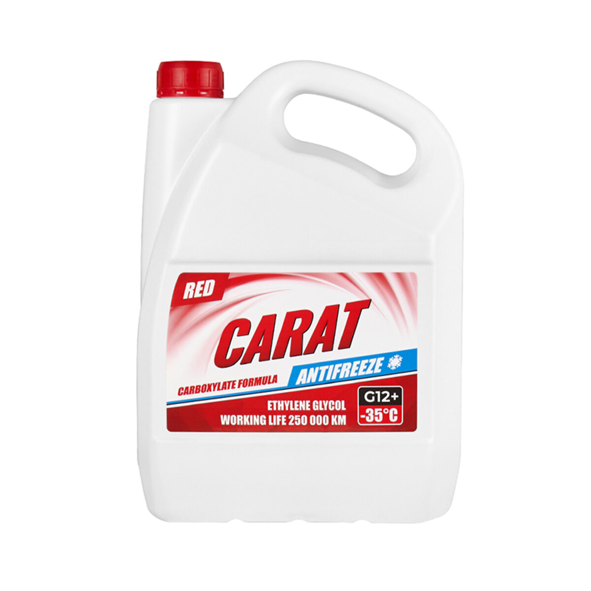 Антифриз CARAT G12+ RED (червоний) 4,3кг (KR82363) дивитися фото №1
