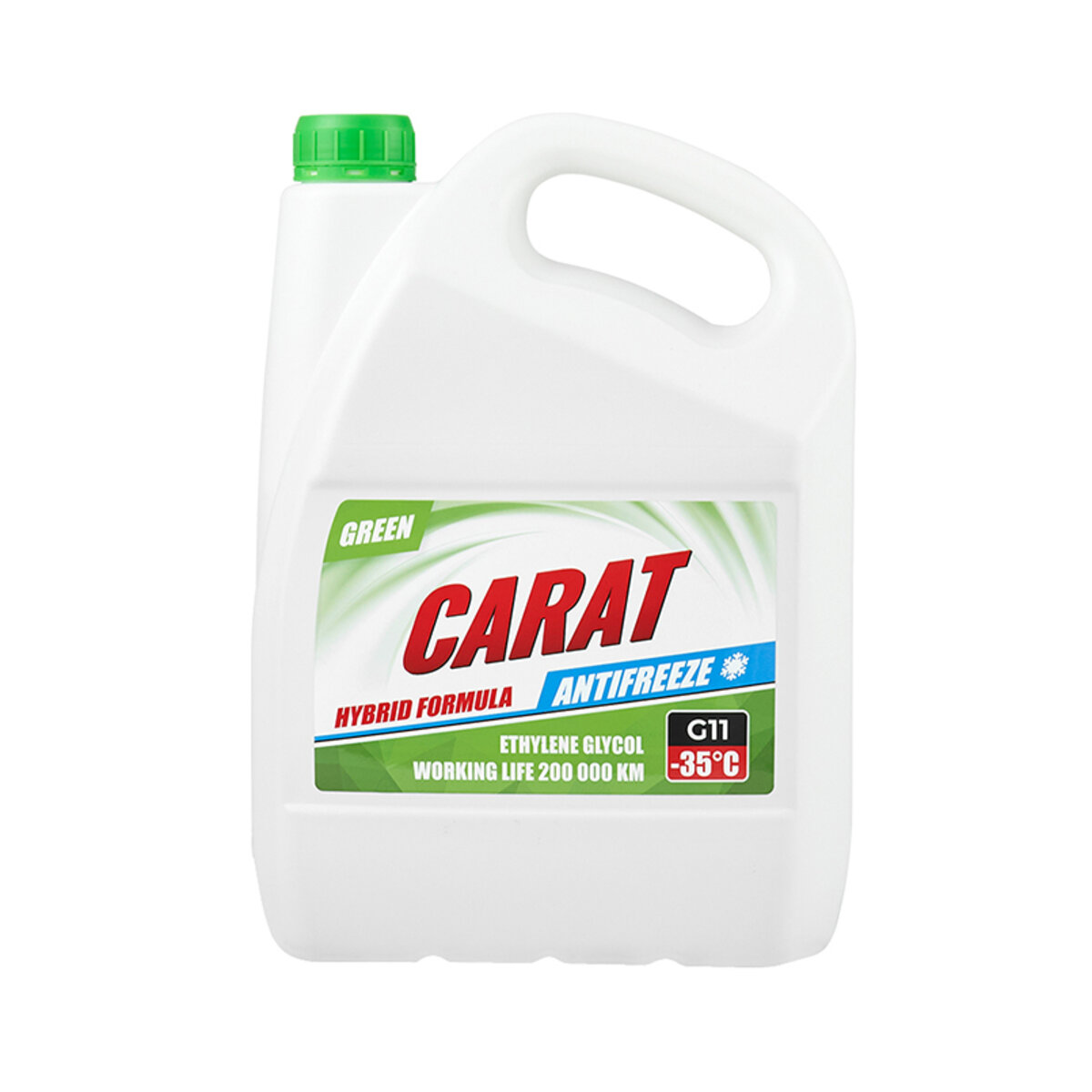 Антифриз CARAT G11 GREEN (зелений) 4,3кг (KR82387) дивитися фото №1