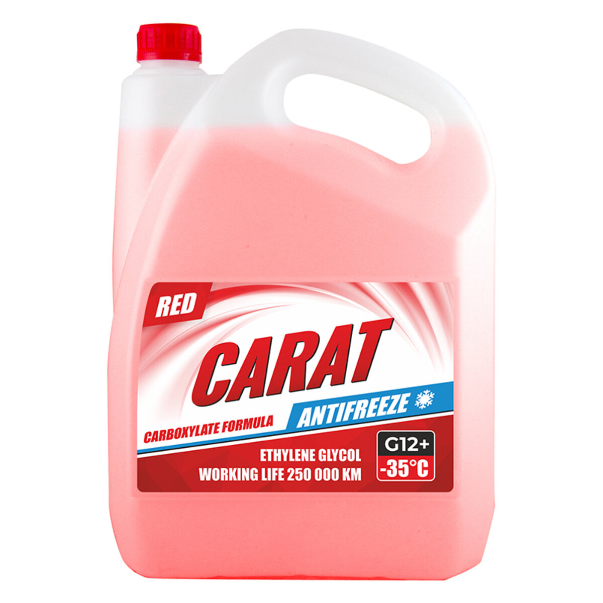 Антифриз CARAT G12+ RED (червоний) 9кг (KR82400) дивитися фото №1